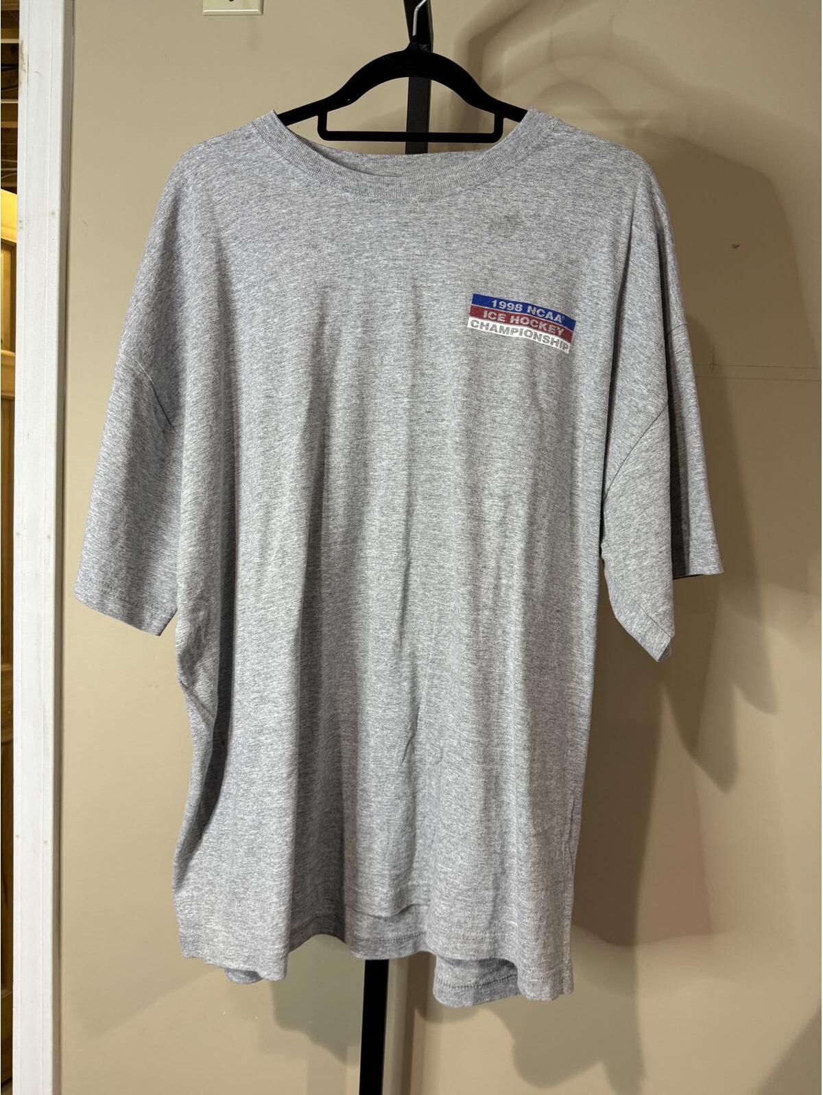 1998 Ncaa Ice Hockey Championship Grey TShirt